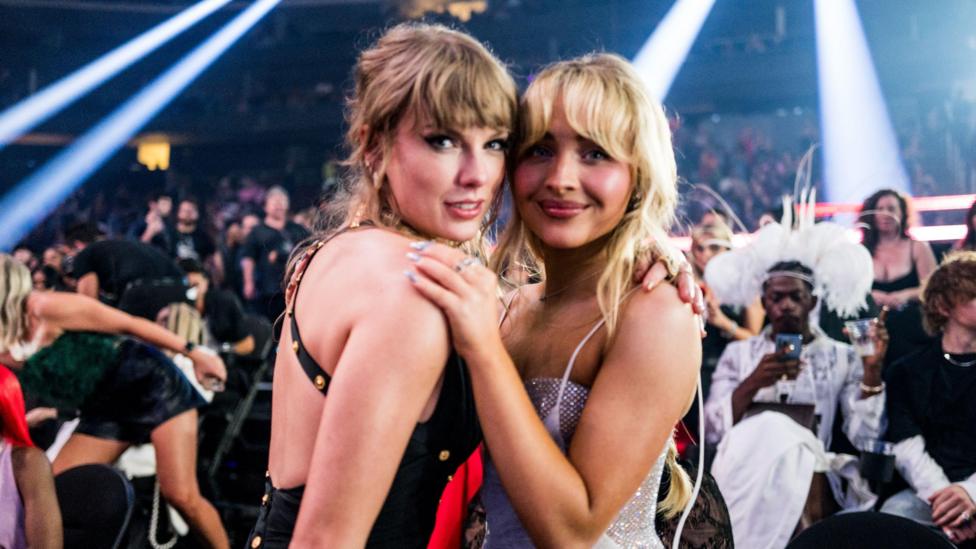 Taylor Swift and Sabrina Carpenter were among the stars who scored platinum-selling albums in 2024