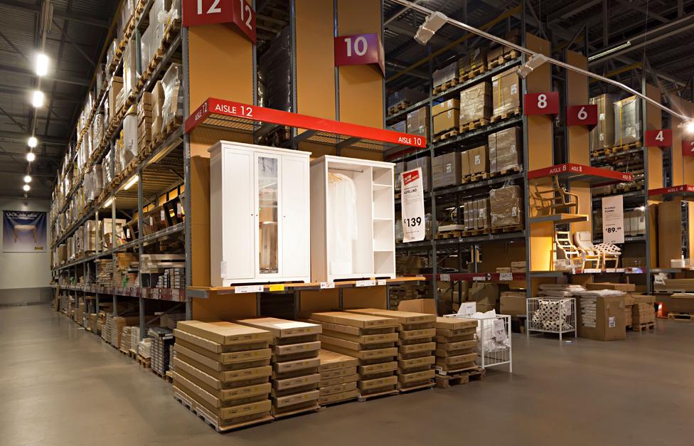 Ikea warehouse in UK