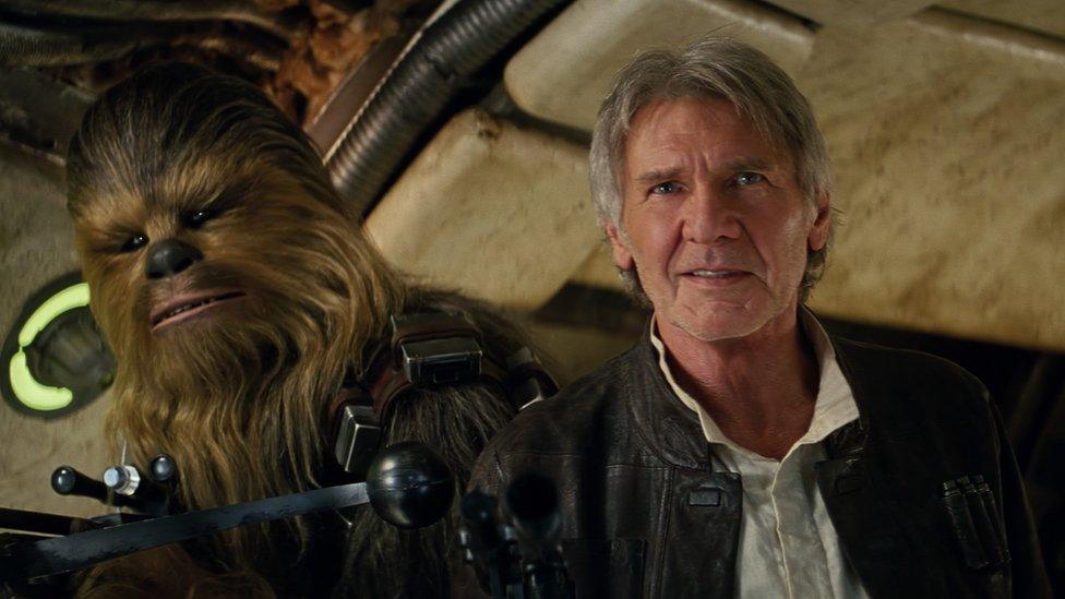 Harrison Ford in Star Wars: The Force Awakens