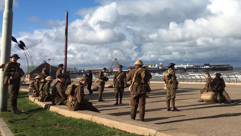 'Ghost Tommies' in Blackpool