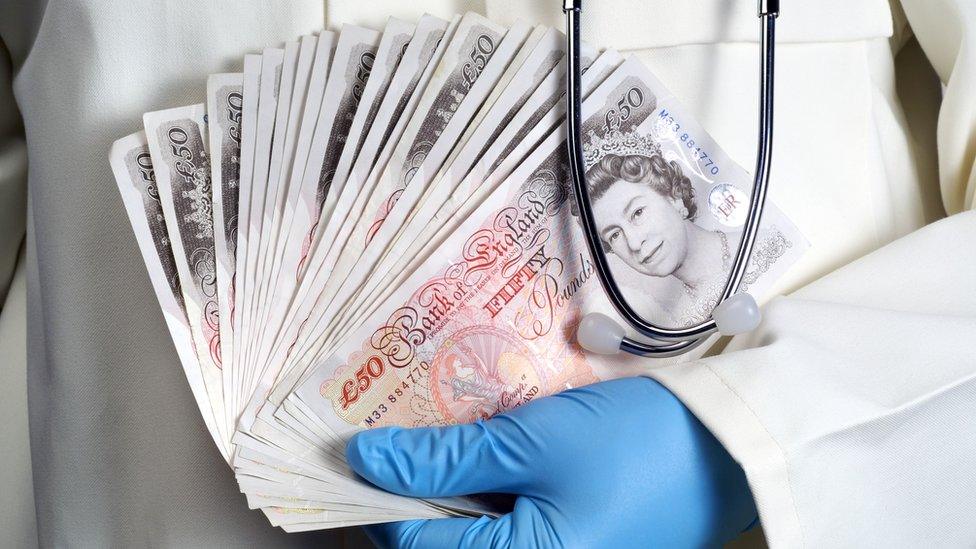 NHS money