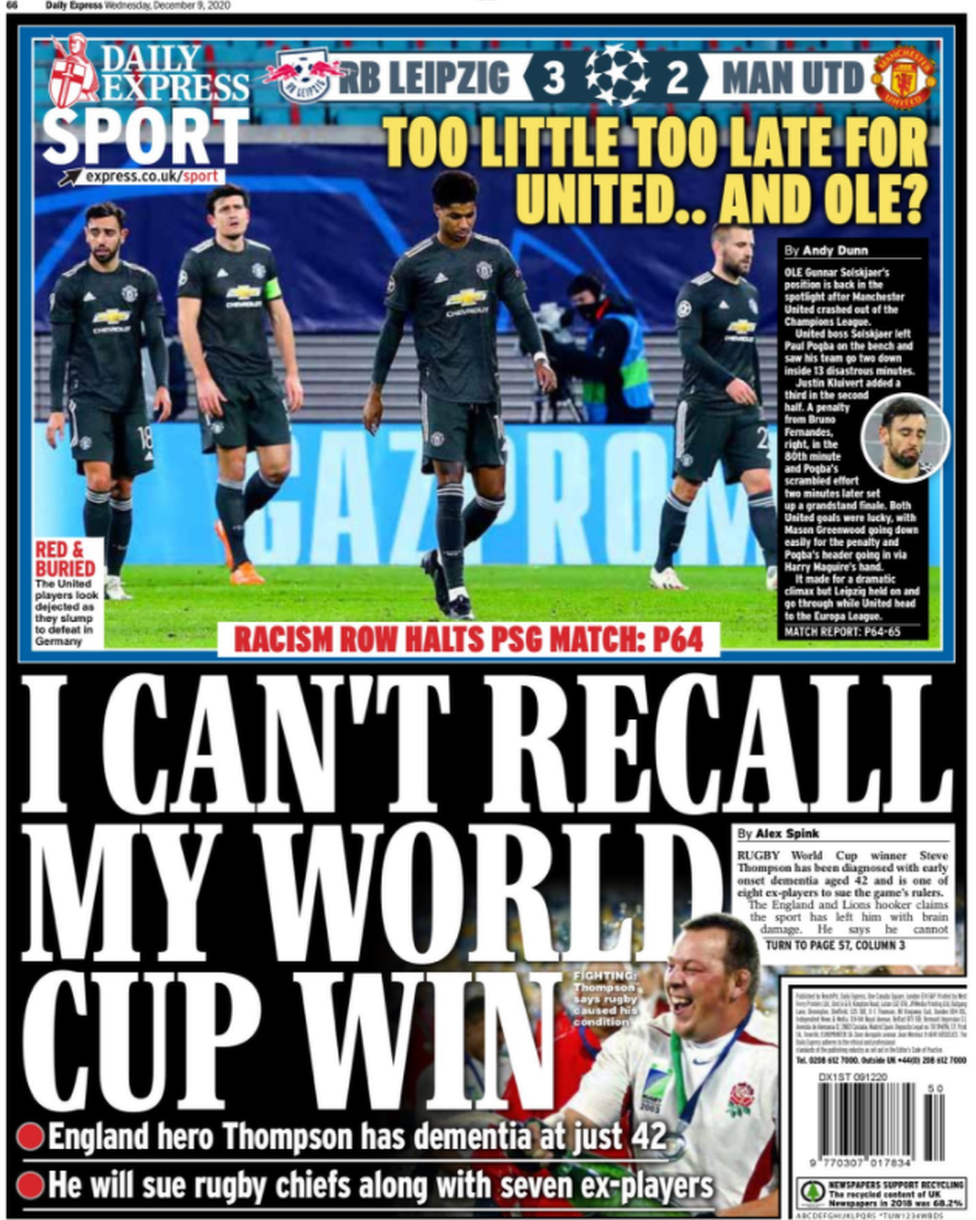 Express back page