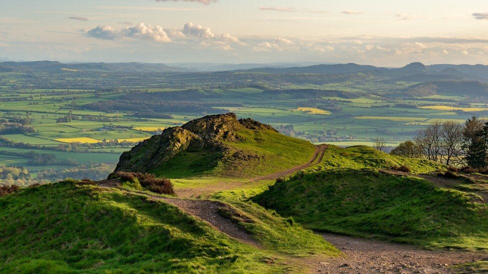 View from the Wrekin, near Telford