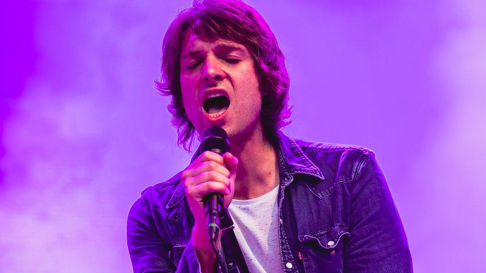 Paolo Nutini performs on stage at Bristol Sounds on June 23,