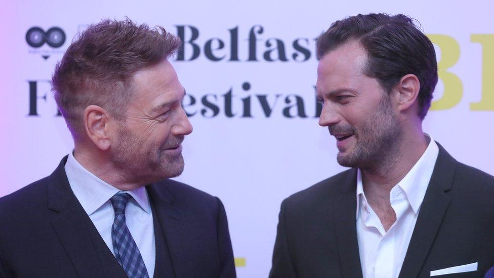 Kenneth Branagh and Jamie Dornan