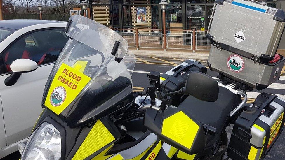 Jamie Frayne's blood bike