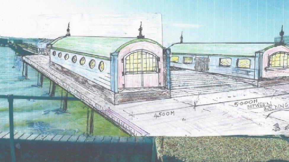 Possible designs for Shotley Pier