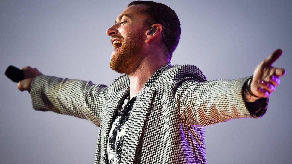 Sam Smith performs