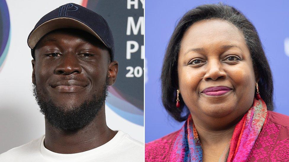 Stormzy and Malorie Blackman