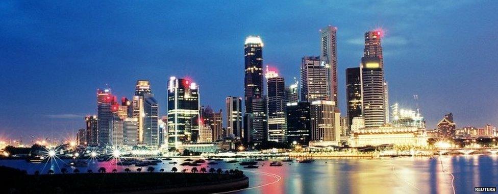 Singapore skyline