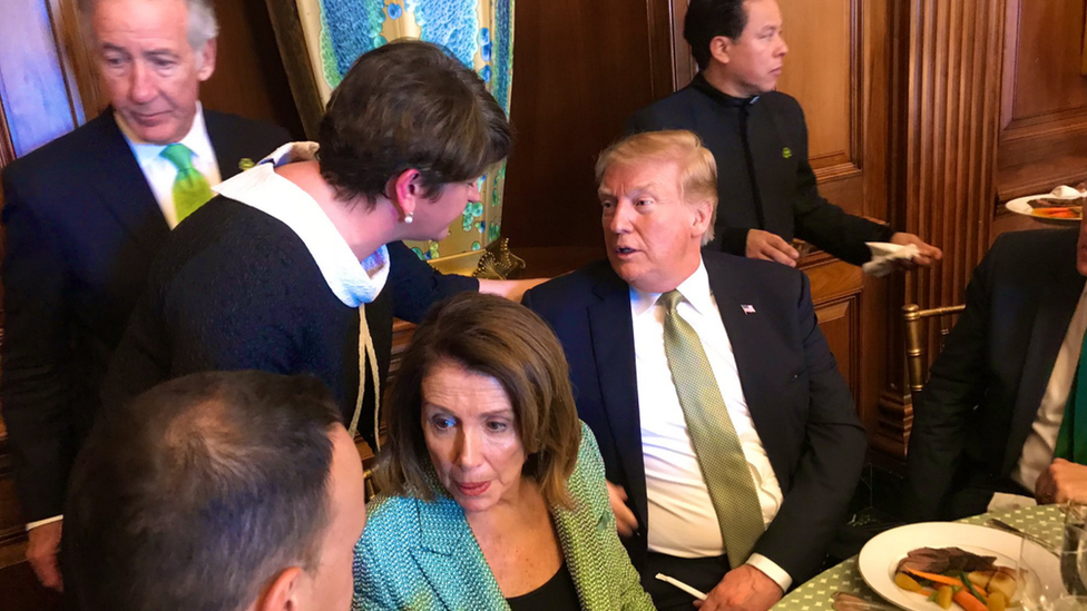 Arlene Foster and Donald Trump