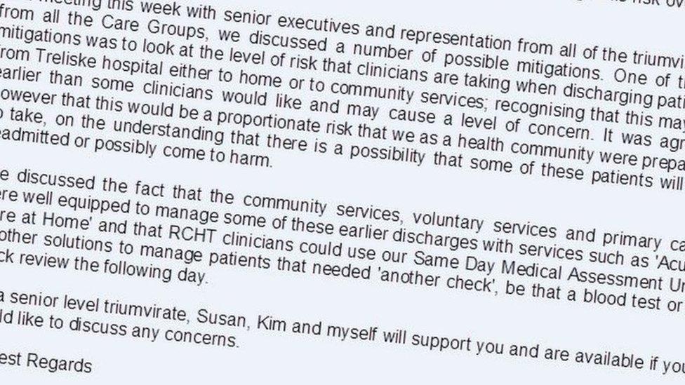 Cornwall early-discharge patients may 'come to harm' - BBC News