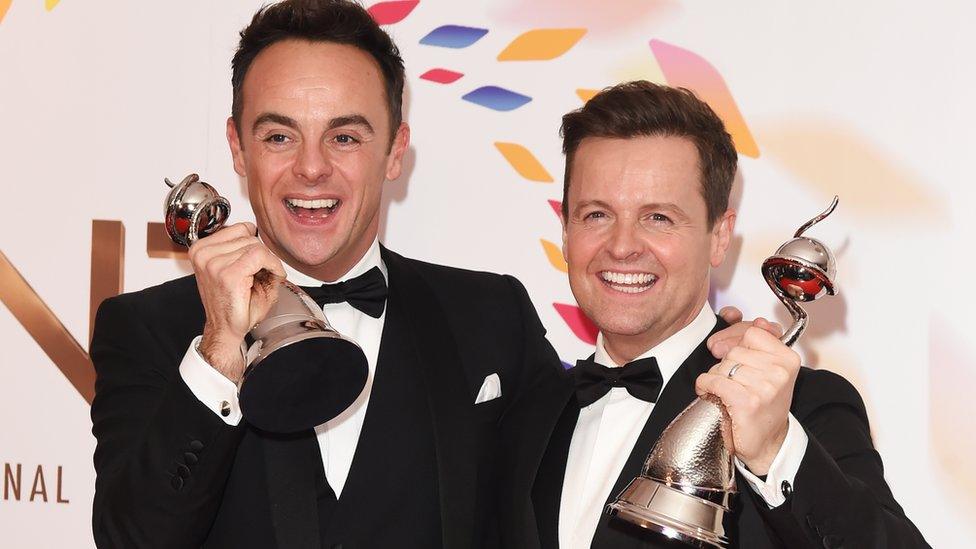 ant-and-dec-holding-awards