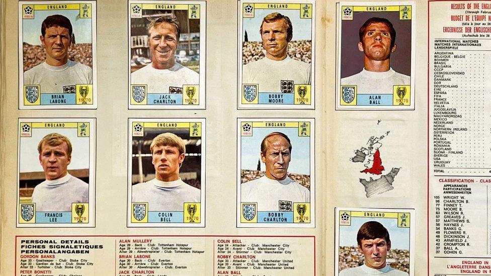 1970 Sticker album