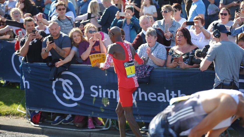 Sir Mo Farah Great North Run