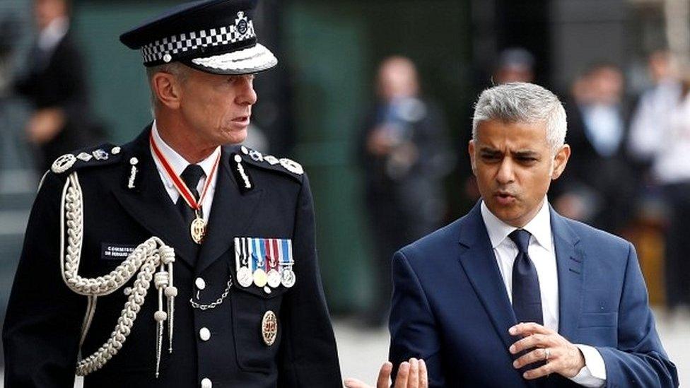 Sir Bernard Hogan-Howe and Sadiq Khan