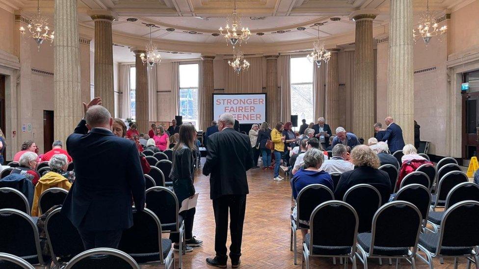 Delegates met in a venue in Cardiff Bay on Saturday afternoon