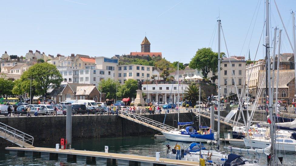 St Peter Port harbour