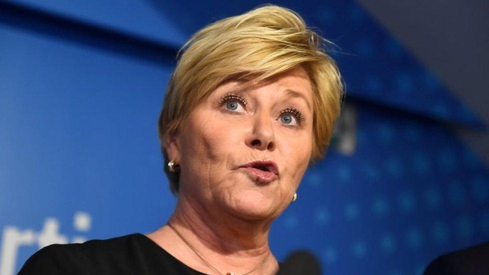 Norway's Progress Party leader Siv Jensen. Photo: 20 January 2020