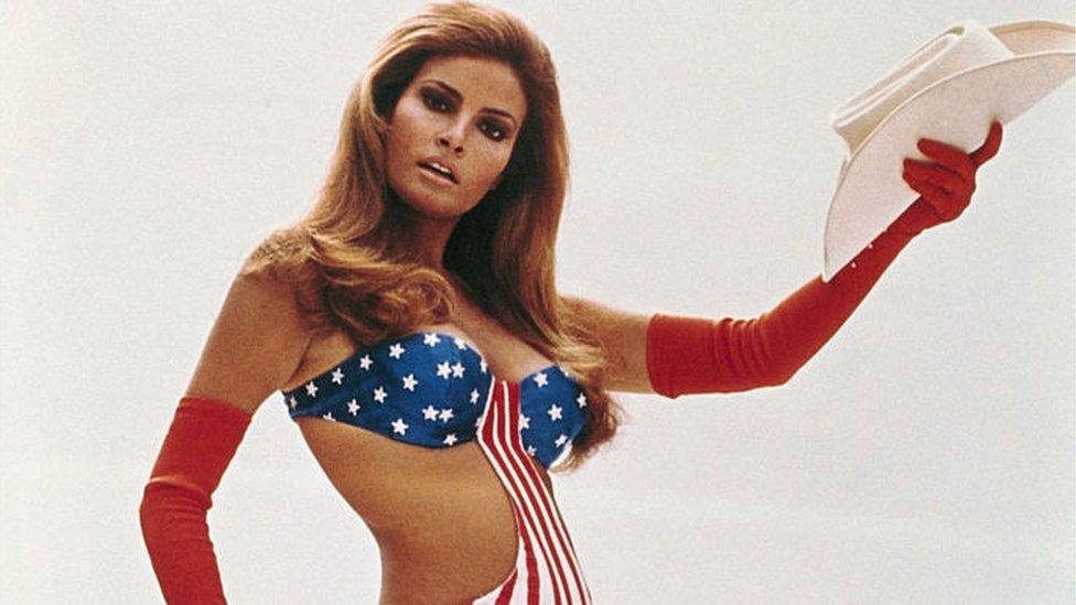 Raquel Welch in the film Myra Breckinridge