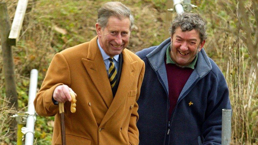 Princes Charles and Robin Page