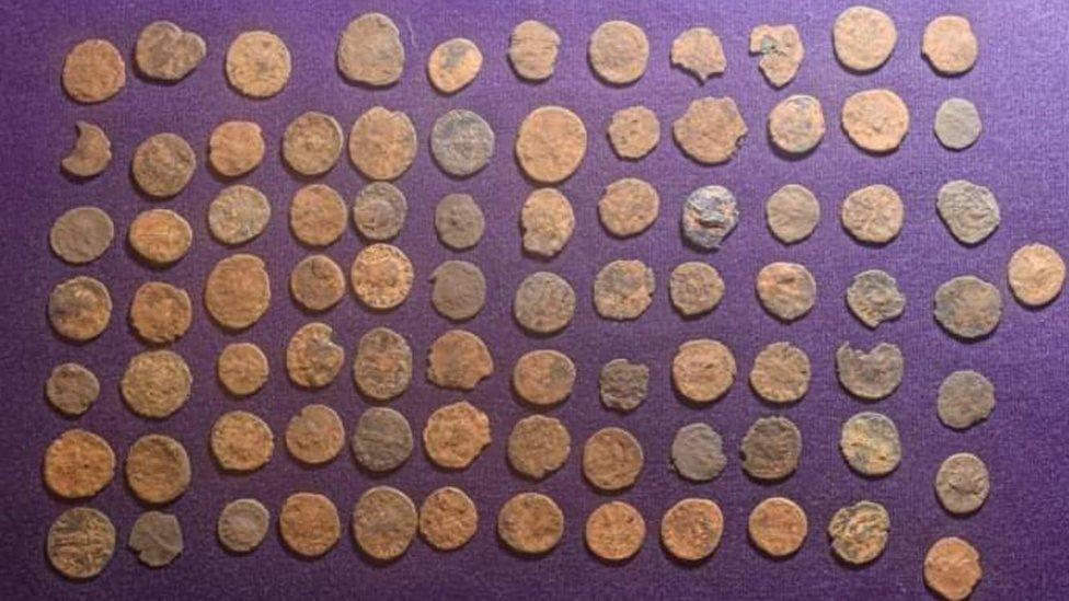 Roman coins unearthed in haul