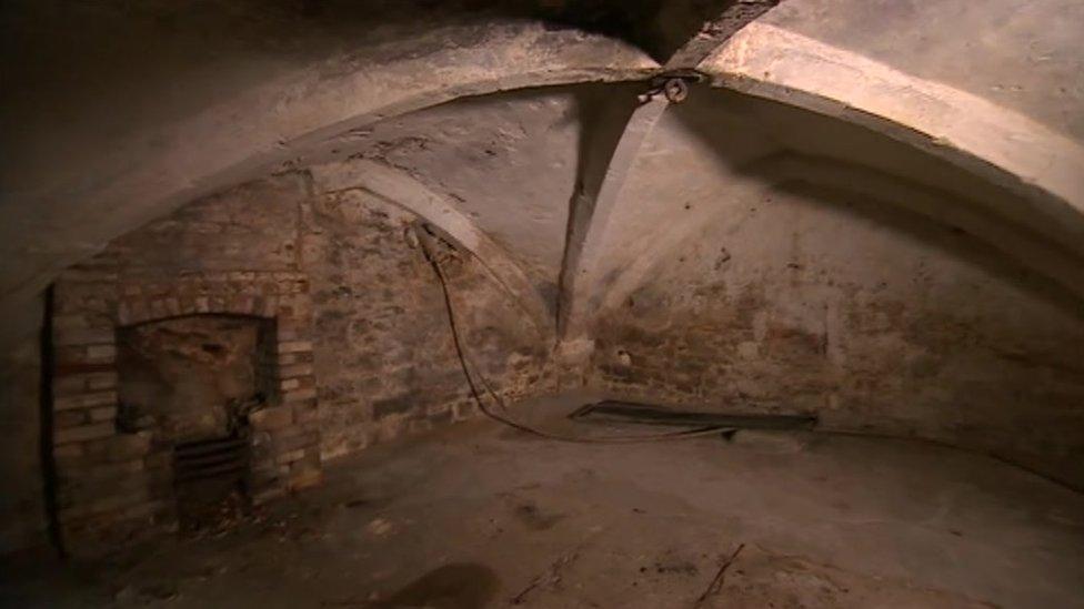 Crypt beneath Maidstone High Street