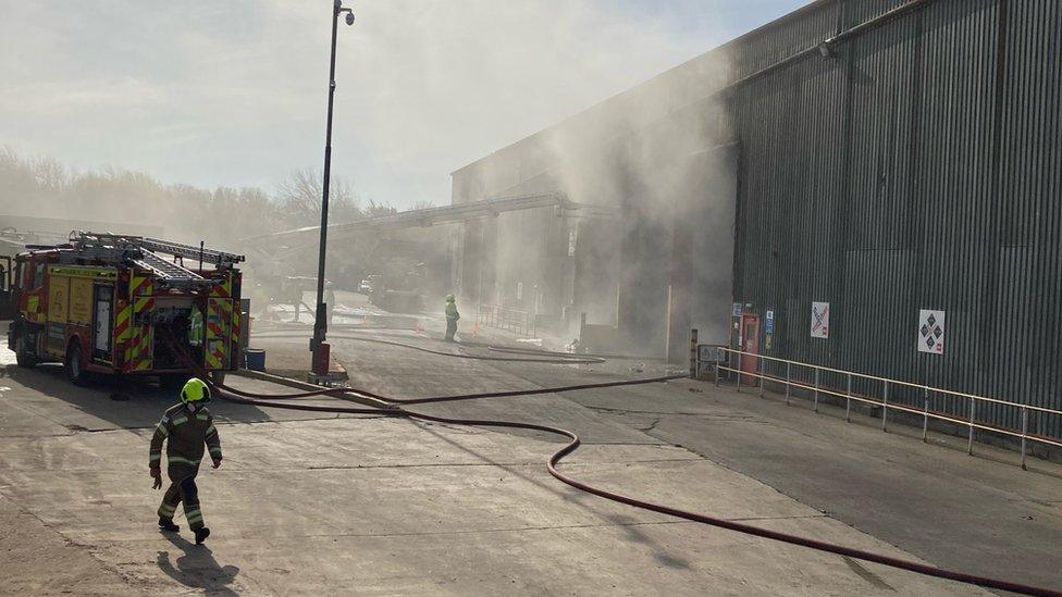 Colwick Industrial Estate fire