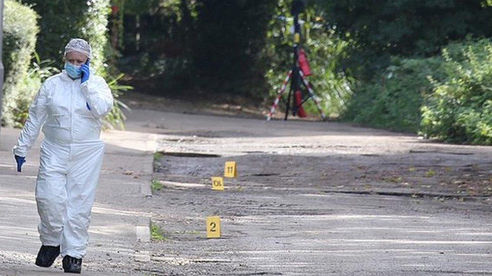 Police in Bowden Lane, High Wycombe