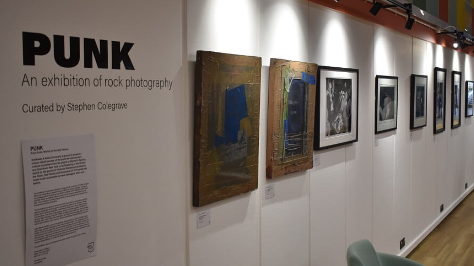 Punk rock photography at Keele University