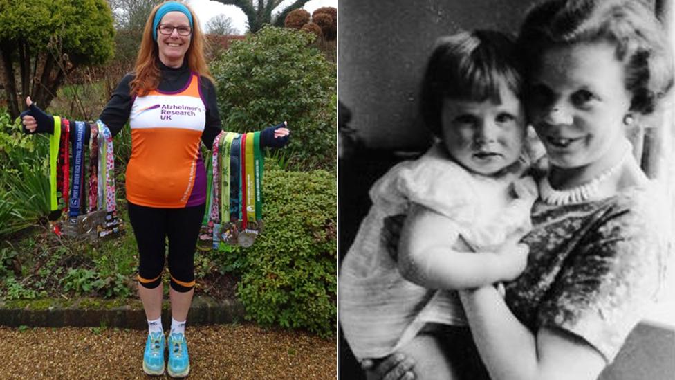 Susie Hewer, Susie Hewer as a young girl with her mother Peggy