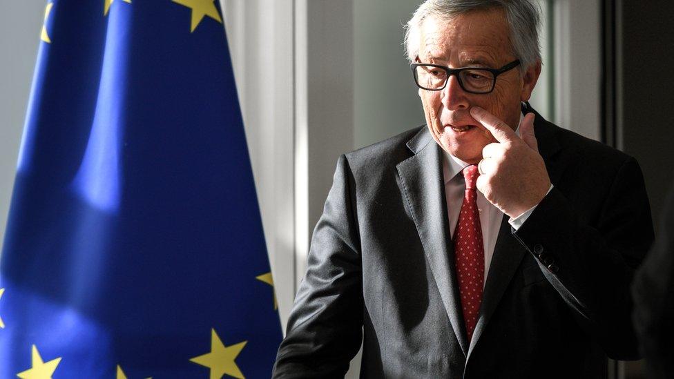 European Commission President Jean-Claude Juncker on November 23, 2017 in Bern, Switzerland