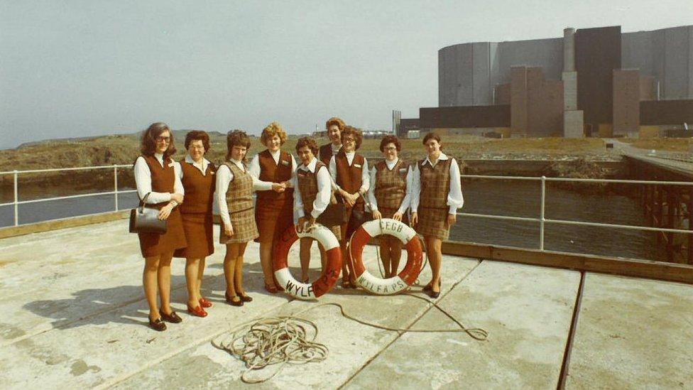 Wylfa guides in the 1970s