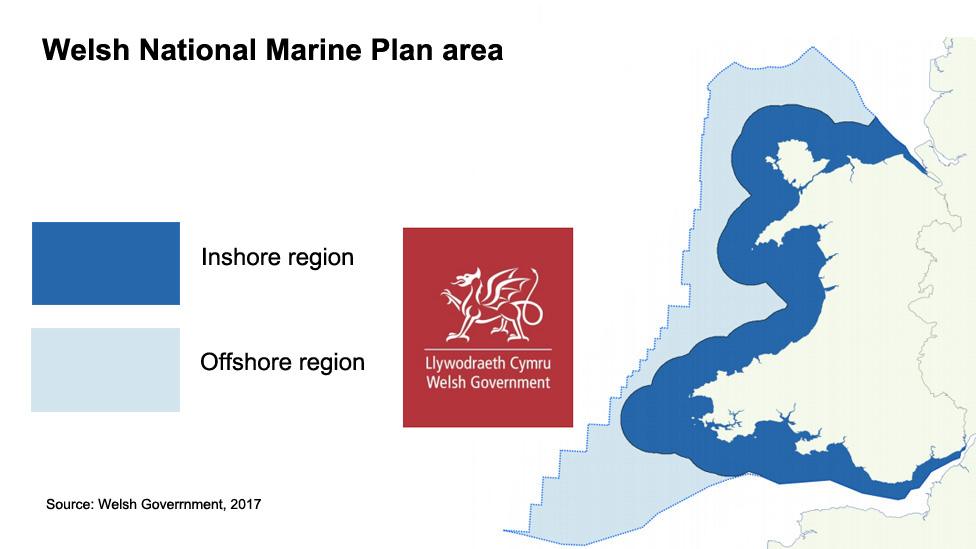 Map of marine area