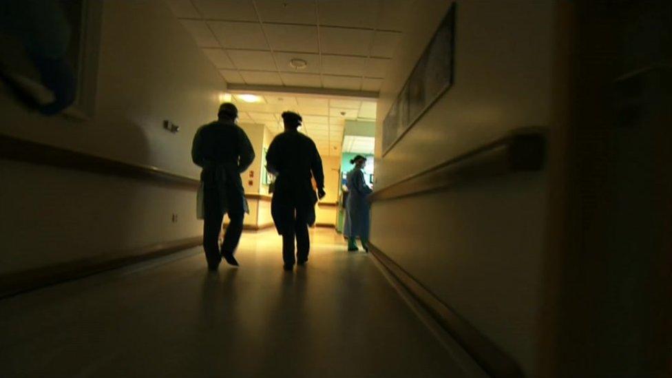 Inside Bradford Royal Infirmary