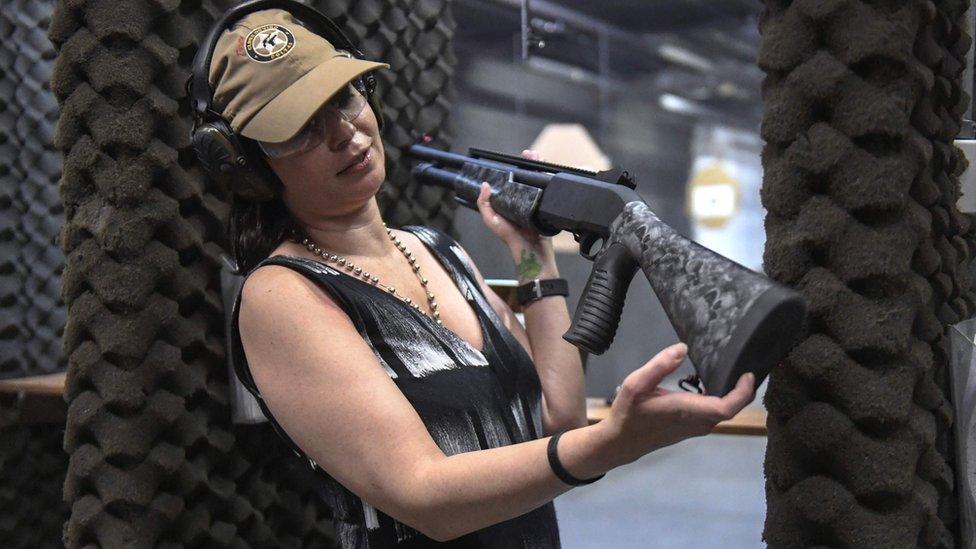 A member of the Colt 45 Shooting Club in Rio de Janeiro