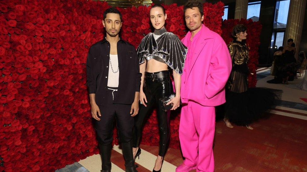 Riz Ahmed, Renate Reinsve and Sebastian Stan