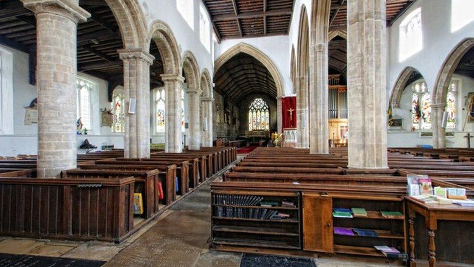 Interior of St Peter's and St Paul's, Wisbech