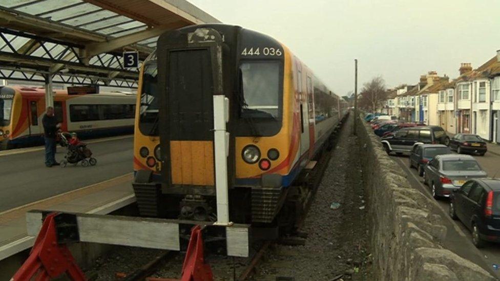 South West Trains service at Weymouth