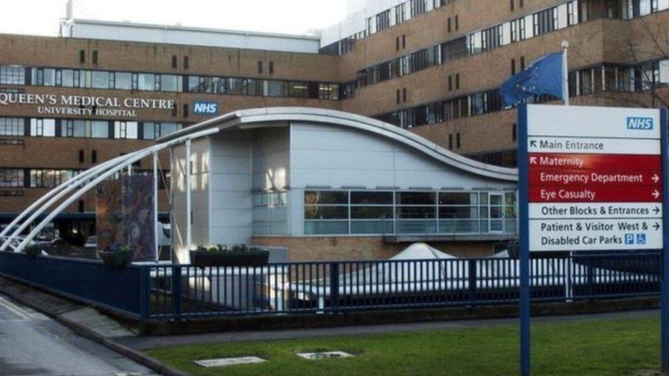 Picture of the QMC hospital