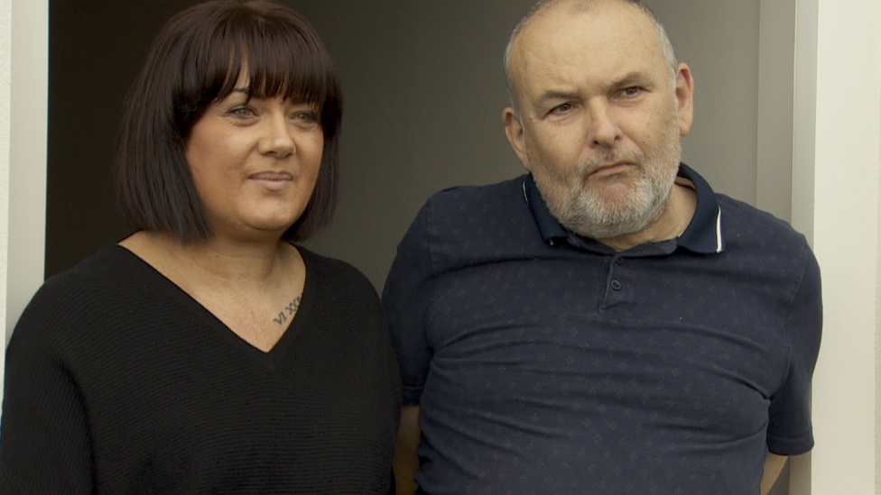 Mark Macauley (right) and his wife Jeanette