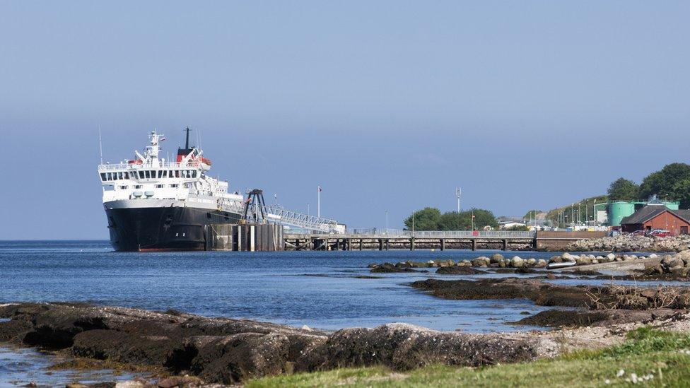 Ferry at Brodick, Arran