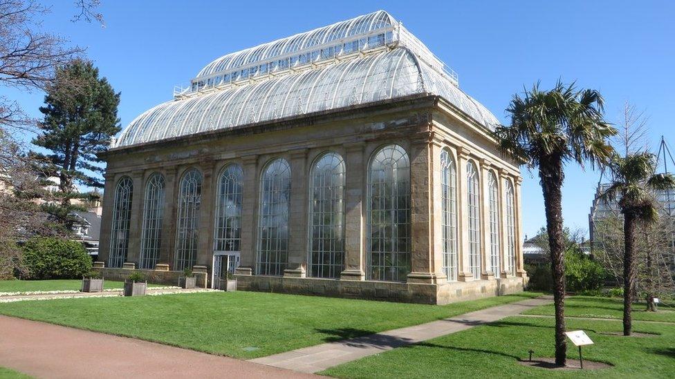 The Royal Botanic Garden in Edinburgh