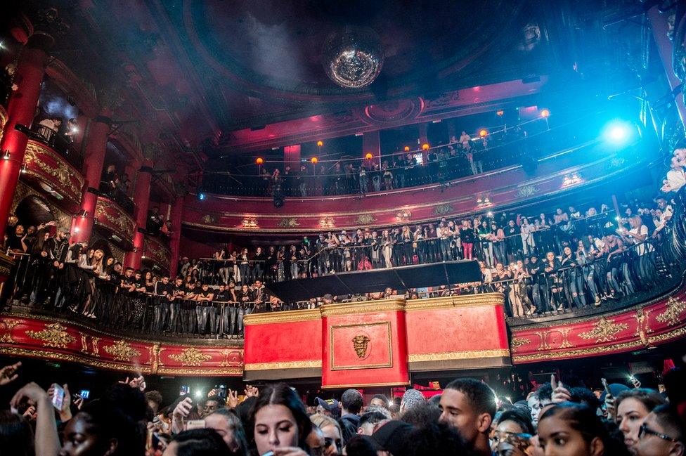 Crowd inside Koko