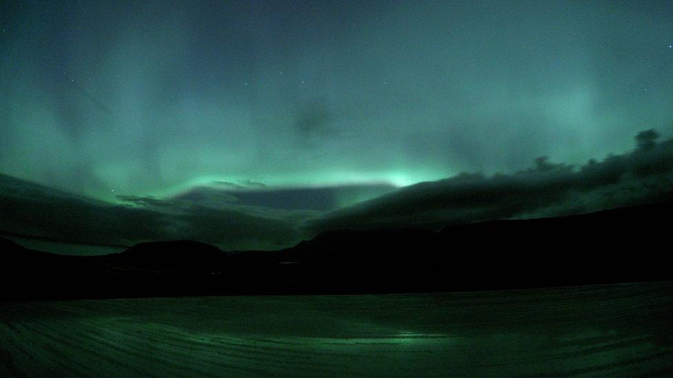 Wednesday's aurora from Ullapool