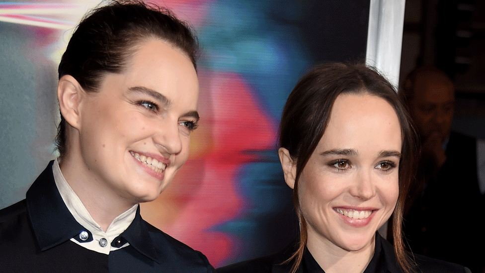 Emma Portner and Ellen Page