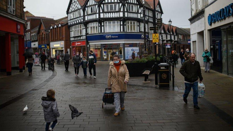 Wrexham town centre