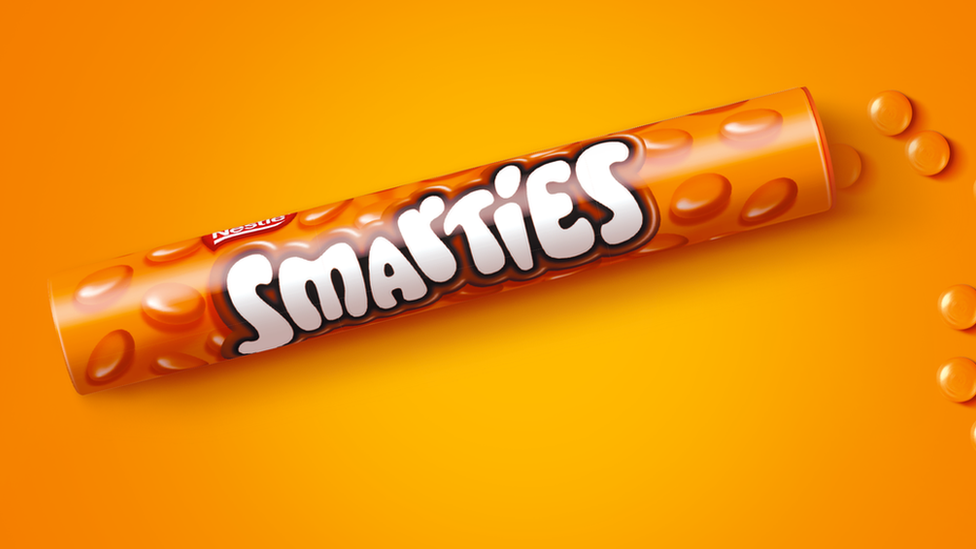 Orange Smarties