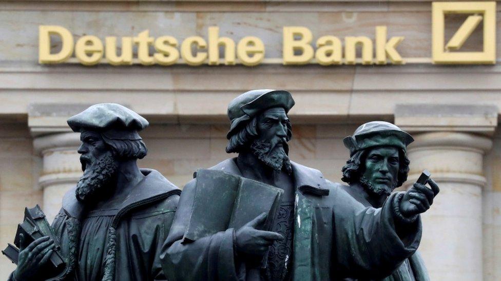 Deutsche Bank sign