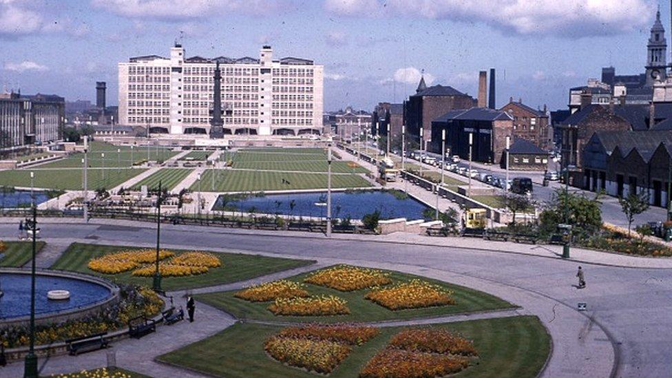 The gardens after their last major refurbishment, 1962